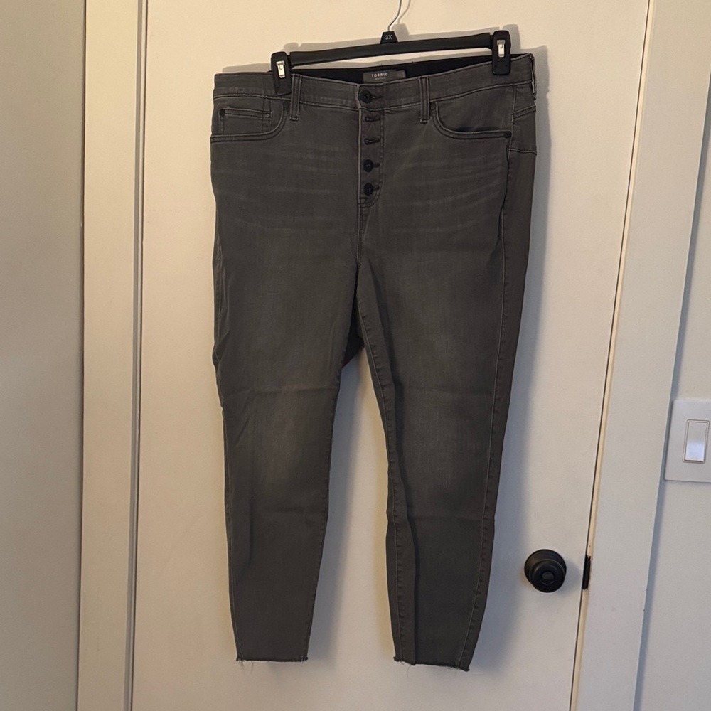 Torrid Charcoal Ankle Jeans